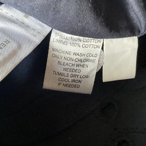 Ann Taylor Loft Sz 6 Black Eyelet Lace Skirt Cotton Side Zip Casual Summer NEW - Picture 7 of 11